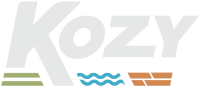 Kozy - Logo - No discriptor - on black